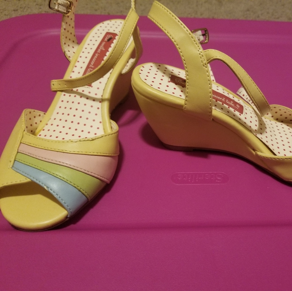 B.a.i.t. yellow rainbow wedges